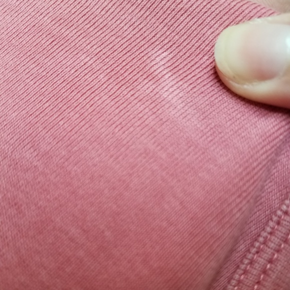 SALE | L.L. Bean Salmon Pink 3/4 Sleeve Cotton Top - Picture 4 of 4